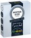 Набір презервативів Mister Size - pure feel - 47&ndash;49&ndash;53 (3 condoms), 3 розміри, товщина 0,05 мм