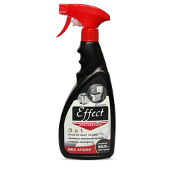 Effect cleaner for cleaning and disinfecting toilets, without chlorine