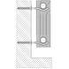 Кронштейн секційного радіатора CRISTAL NS-1011А штирьковий білий ПВХ з дюбелем ф9х245мм (кратно 2) 000020344 фото 3