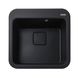 Гранітна мийка Globus Lux BARBORA чорний металік 510х510мм-А0001 000007953 фото 1