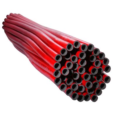 Утеплювач EXTRA червоний для труб (9мм), ф18 ламінований Теплоізол