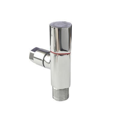 Кран напівобертовий кутовий з цангою SOLOMON 1/2&Prime;x3/8&Prime; 9082