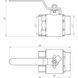 Кран кульовий прямий Q PROFESSIONAL 2&Prime; ЗВ КР PN40 QP152 000013982 фото 4
