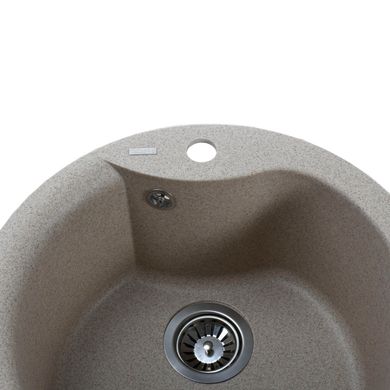 Гранітна мийка Globus Lux ORTA мигдаль 485мм-А0008