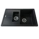 Гранітна мийка Globus Lux IZEO чорний 780x500мм-А0002 000008302 фото 1