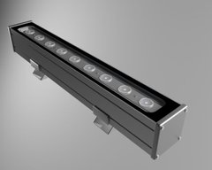 Світильник світлодіодний лінійний для фасаду АG ARCHI 920х130х100 мм Сірий (7743)