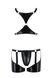 Комплект еротичної чоловічої білизни Passion 047 SET JOHN L/XL Black, труси, портупея