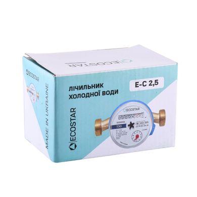 Лічильник холодної води ECOSTAR DN15 1/2″ L110 E-C 2,5