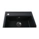Гранітна мийка Globus Lux VOLTA чорний 570х510мм-А0002 000002997 фото 3