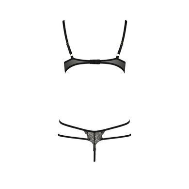 Боді монокіні з відкритими грудями VALERY BODY black L/XL - Passion Exclusive