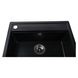 Гранітна мийка Globus Lux VOLTA чорний металiк 570х510мм-А0001 000009669 фото 3