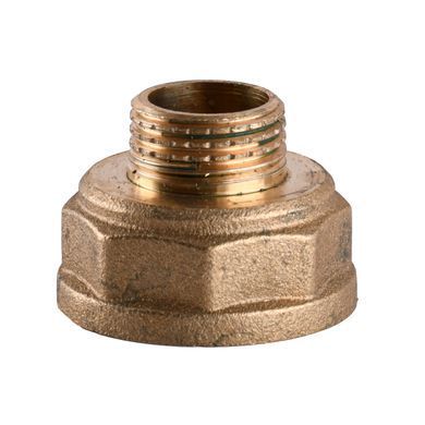 Перехідник редукційний латунний 1&Prime;ВР х 1/2&Prime;ЗР штампований А0602А VA