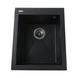 Гранітна мийка Globus Lux LAMA чорний металік 410х500мм-А0001 000006136 фото 1