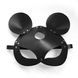 Шкіряна маска мишки Art of Sex - Mouse Mask, колір Чорний