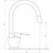 Змішувач для кухні MixMIRA MAIN MSM-203SB 000020480 фото 4