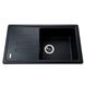 Гранітна мийка Globus Lux LUGANO чорний металiк 780х435мм-А0001 000021513 фото 1