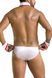 Комплект еротичної чоловічої білизни Passion 037 GREGORY XXL/XXXL White, труси, комірець, манжети