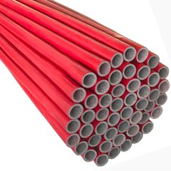 Утеплювач EXTRA червоний для труб (6мм), ф18 ламінований Теплоізол